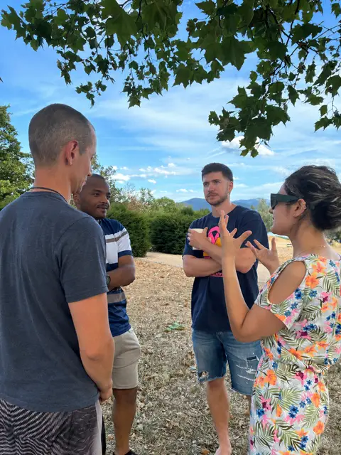 Dilemma-Diskussion beim Game Night im Seepark
